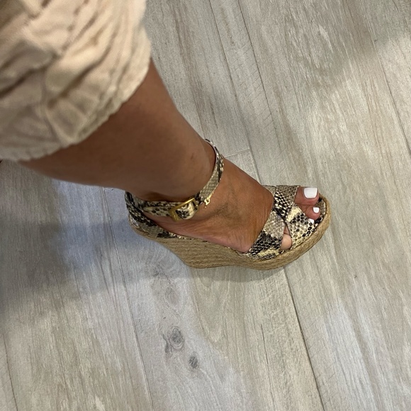 Jimmy Choo Python Wedge Shoes - Picture 10 of 10